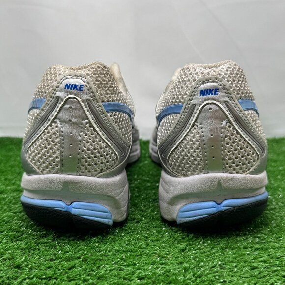 VTG Nike Zoom Elite 4 Running Shoes Women's 10 White Blue Y2K 00s 318069-141 - Picture 4 of 9